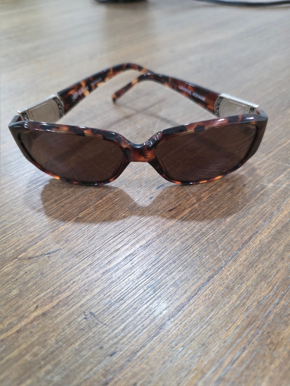 Brighton Crystal Voyage Tortoise Rhinestone Sunglasses - Picture 3 of 9
